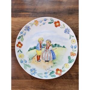 Hutschenreuther Selb Bavaria Dessert Plate 8" Hansel & Gretel Alpine Folk Dress